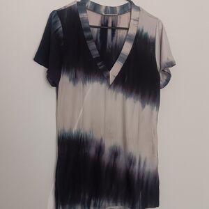 Stylish Black and Gray Women's Top